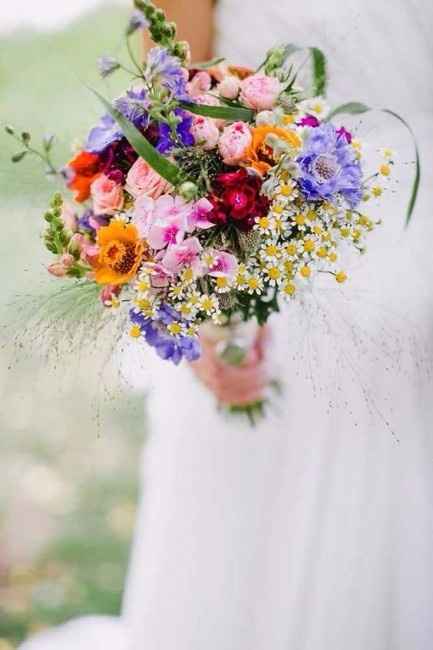 Sfida sposa boho chic - bouquet