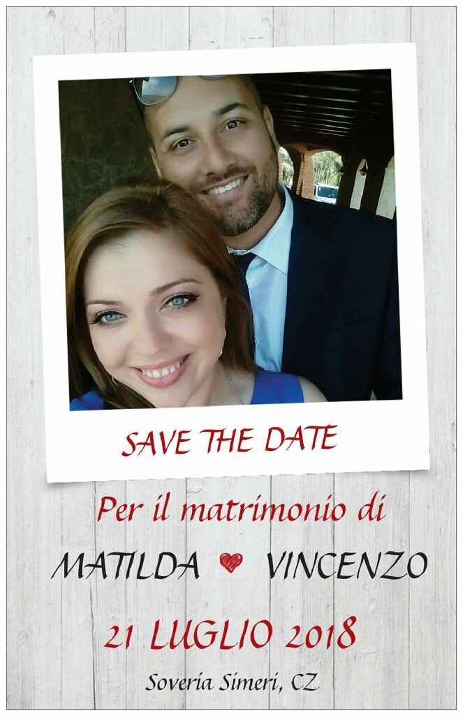  save the date ... quale ? - 1