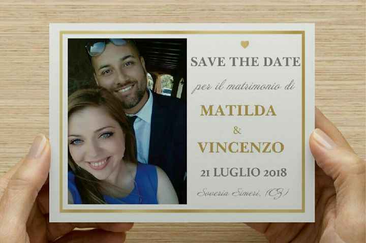  save the date ... quale ? - 2