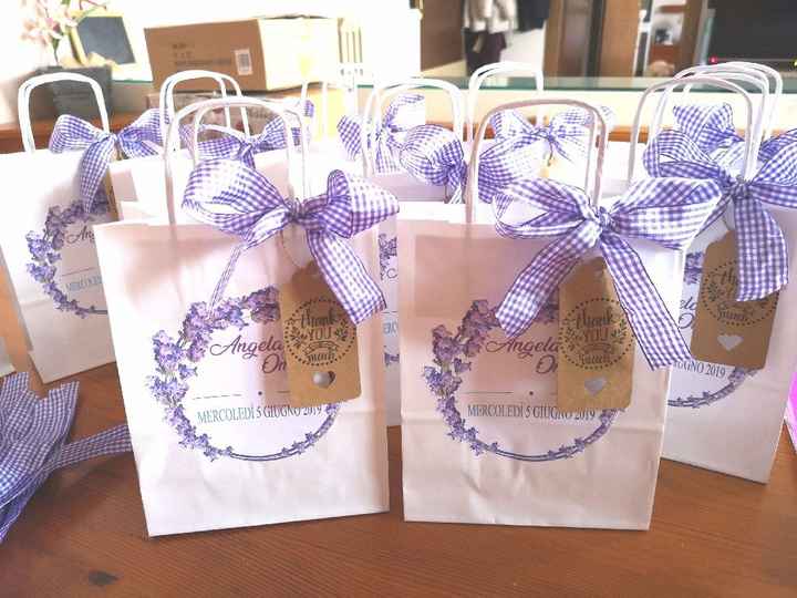 Wedding bags e riso colorato - 1