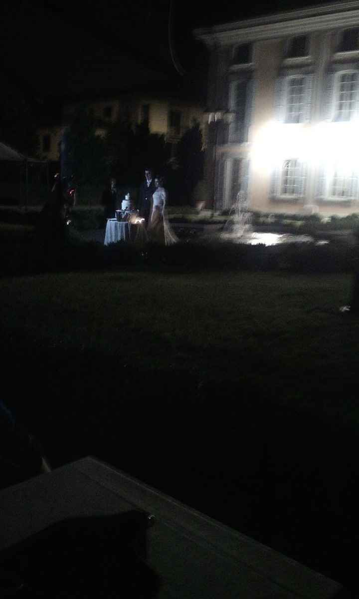 fuochi  e taglio torta