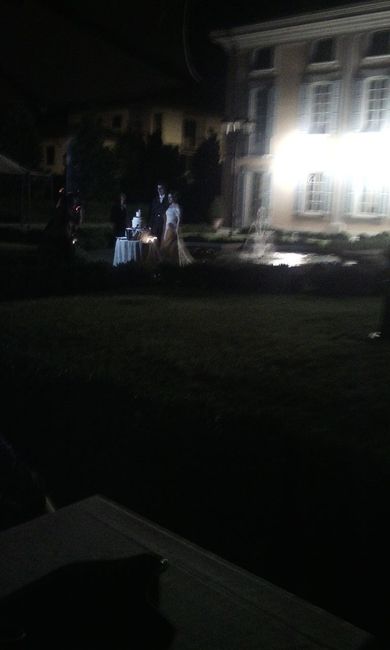 fuochi  e taglio torta