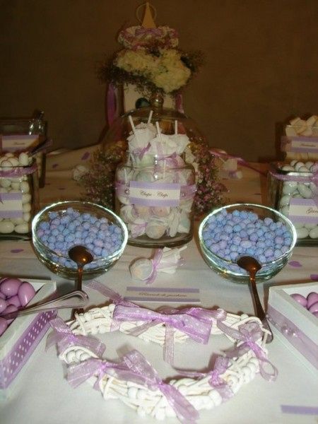 Particolari confettata lilla