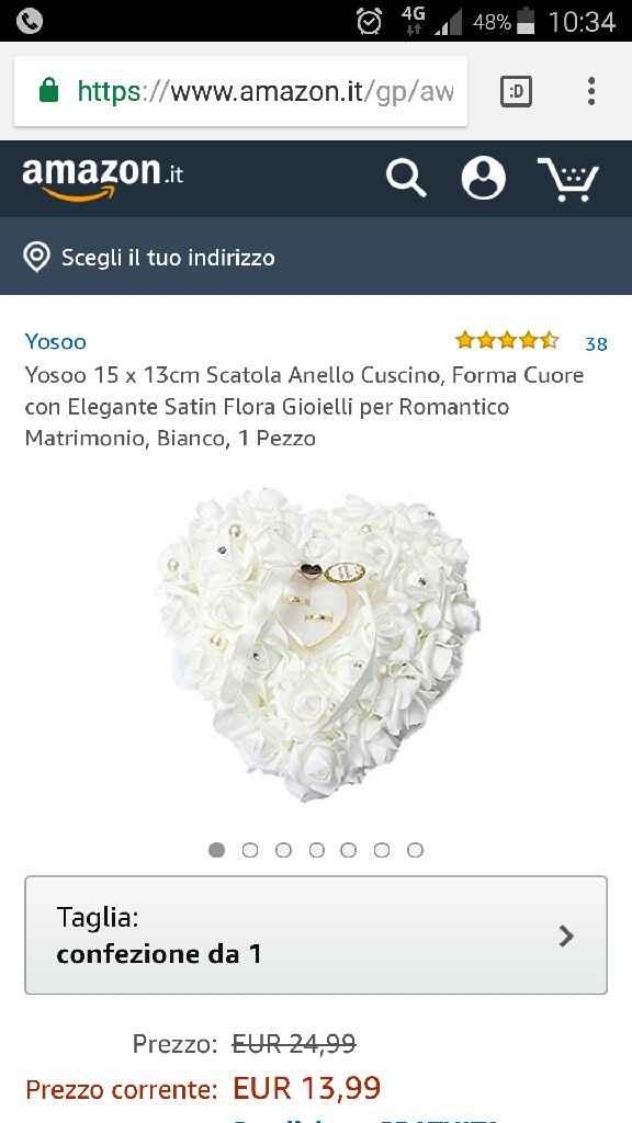 Cuscino o cosa volete voi portafedi! - 1