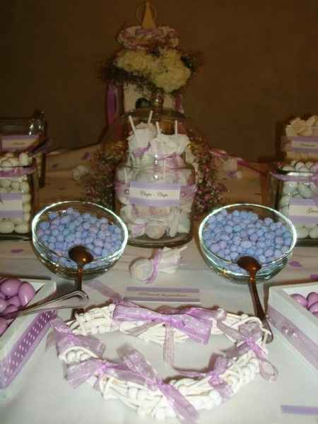 Particolari confettata lilla