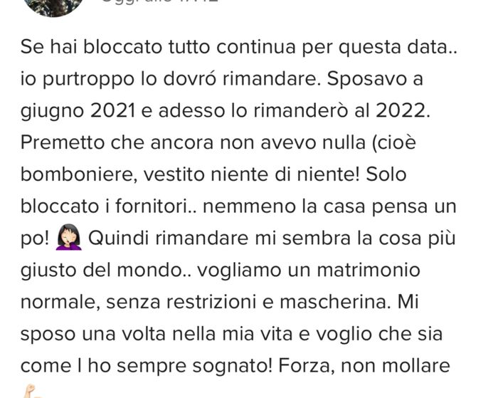 Spostare il matrimonio al 2022???? - 1