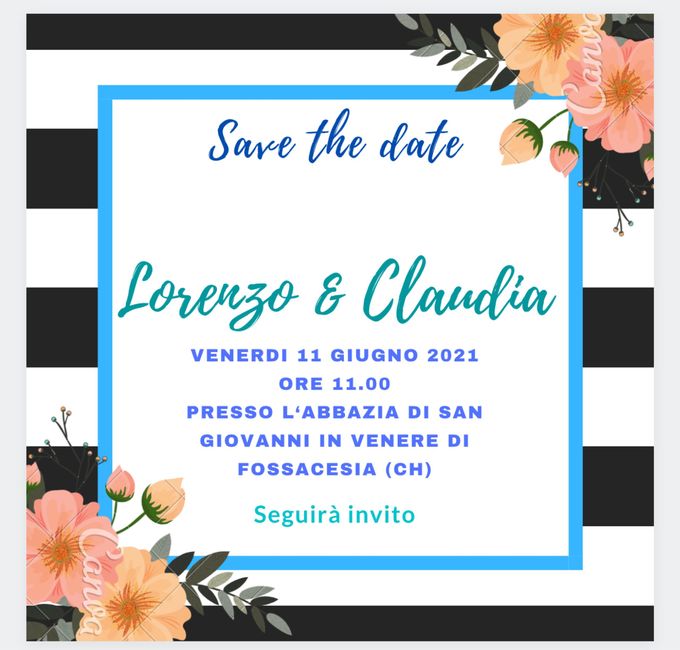 Save the date 2