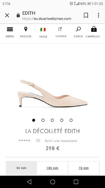 Scarpe color nude tacco basso - 1