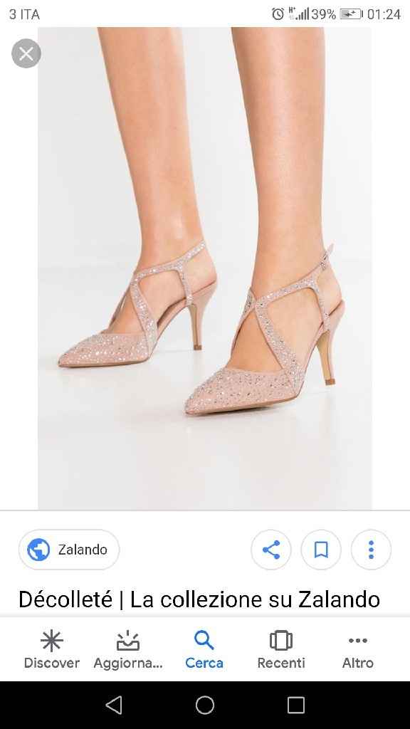 Scarpe color nude tacco basso - 2