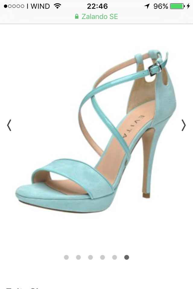 Scarpe color tiffany - 1