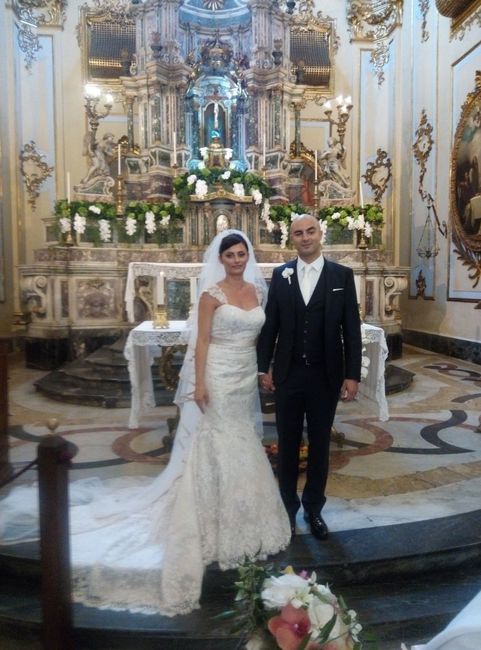 appena diventati marito e moglie 