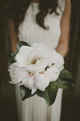 Bouquet Peonie e Magnolia