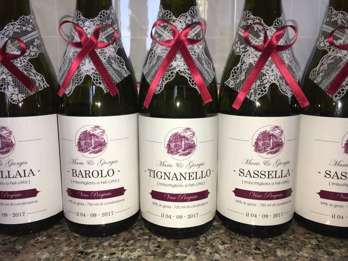 Matrimonio tema vino - 2