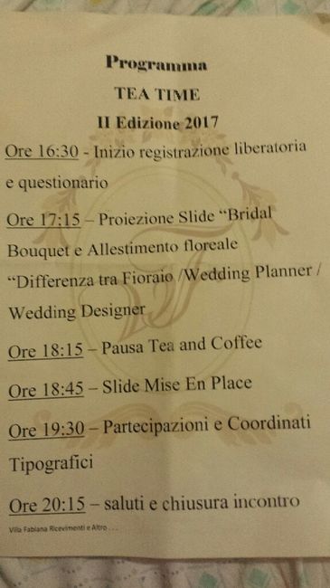 Incontro con tutte le future spose 2017 di villa fabiana - 1