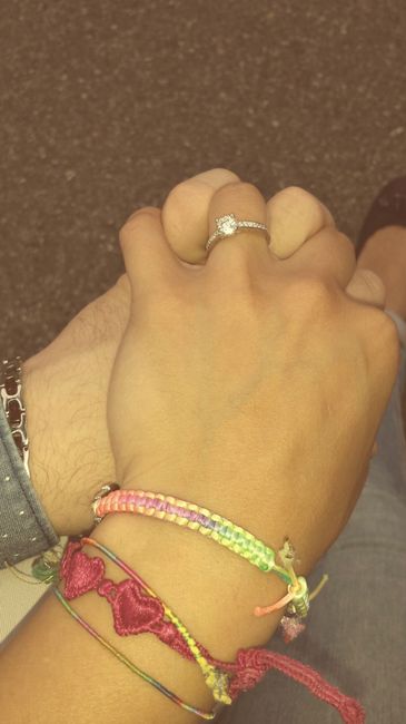 l'anello di fidanzamento