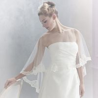 Accessori sposa - poncho asimmetrico