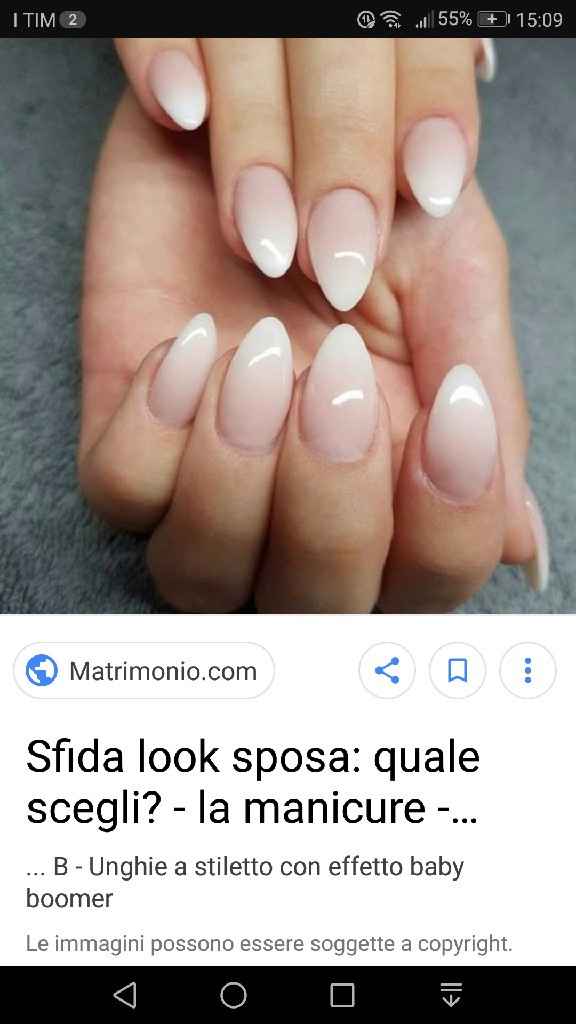 Mi fate vedere le vostre manicure da sposa? - 1