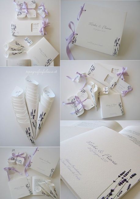 Tema lavanda e fiori di campo - 3