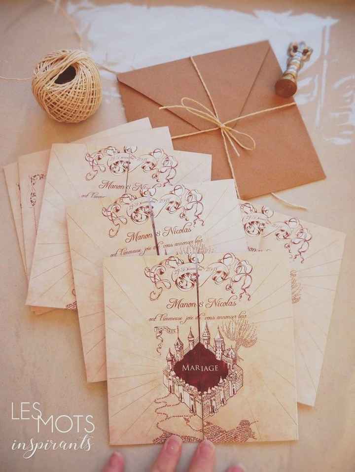 Inviti a tema harry potter - 1