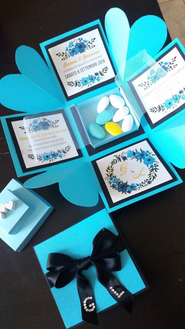 Partecipazione con confetti