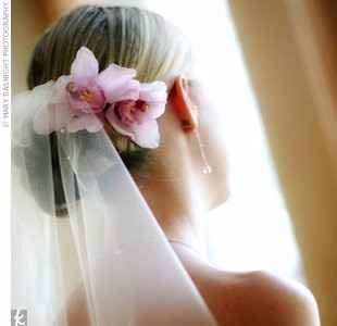 acconciatura con velo basso 5