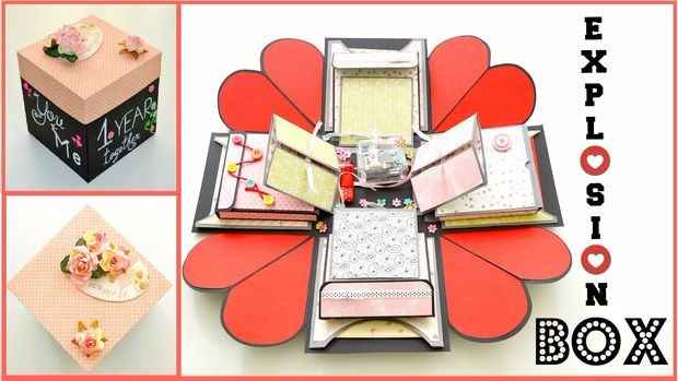 Exploding Box per anniversario