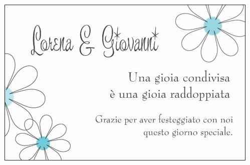 Biglietto di ringraziamento 1