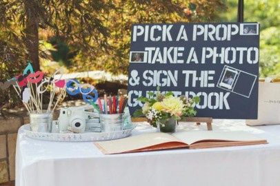 Guestbook con polaroid