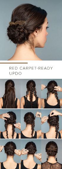 chignon con triplatreccia