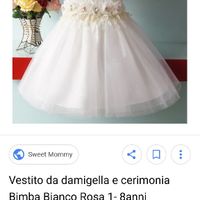 Vestito damigelle bimbe - 1