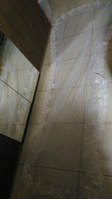 e anche i miei 3 metri di velo sono arrivati👰 - 2