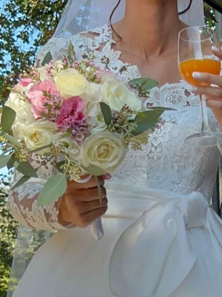 Bouquet bianco e rosa: mi mostrate i vostri? - 1