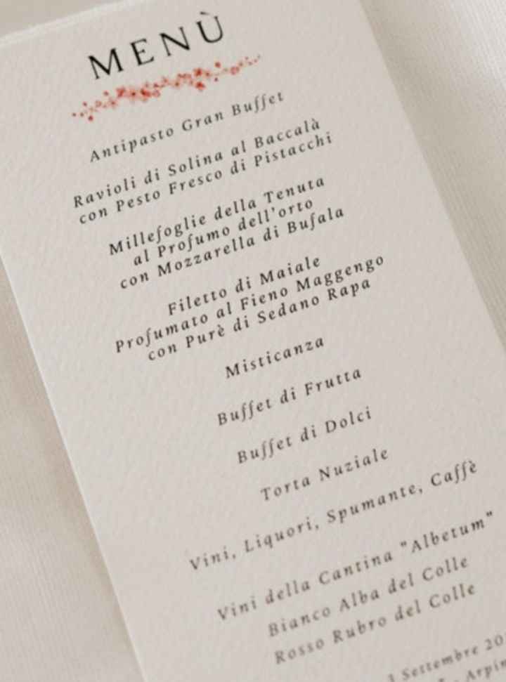 Menu cena - 1