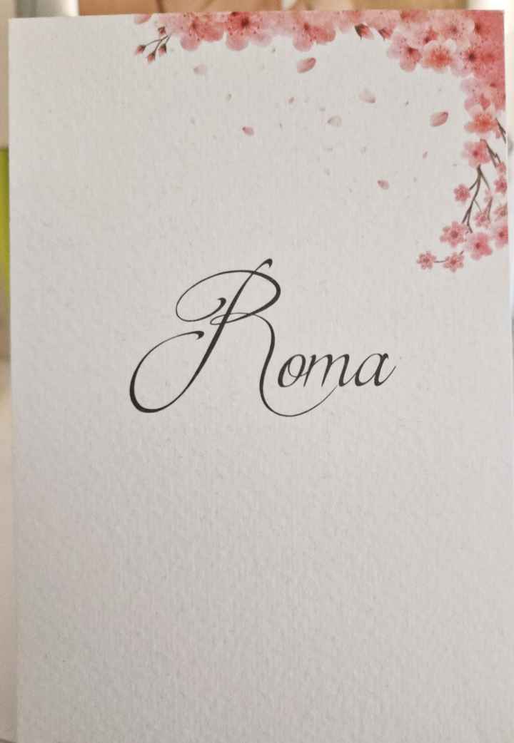 Segnatavoli personalizzati - 1