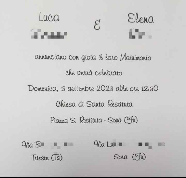 Partecipazioni wedding - 2