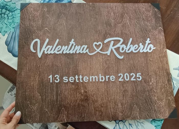 Cartello "benvenuti al nostro matrimonio" 1