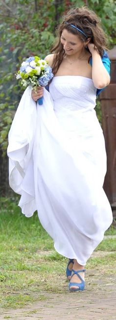 Eccole! Le mie scarpine azzurre!