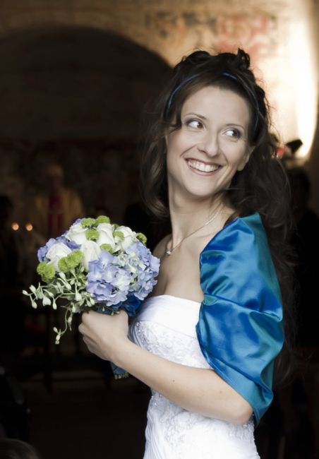 La sposa (IO!!) e il suo bouquet-mazzolino XD