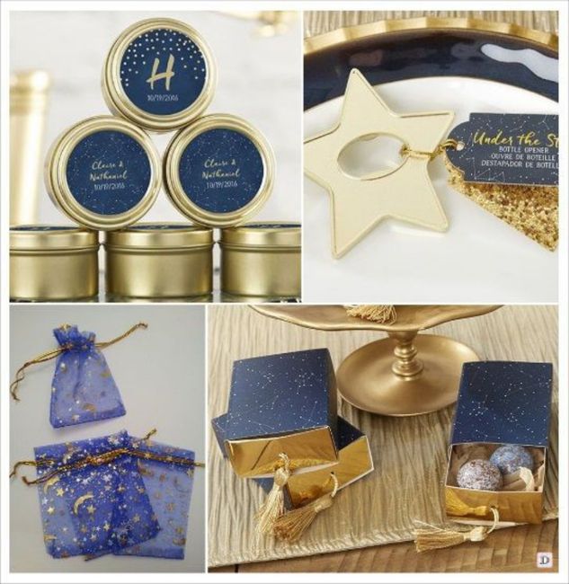 Idee matrimonio tema costellazione 14