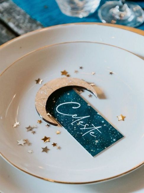 Idee matrimonio tema costellazione 18