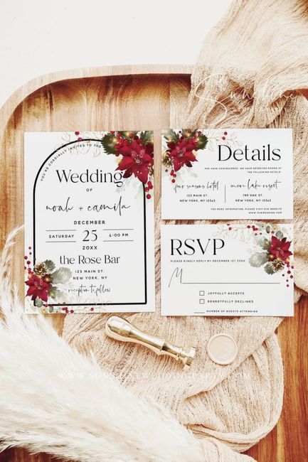 Idee partecipazione matrimonio capodanno 12