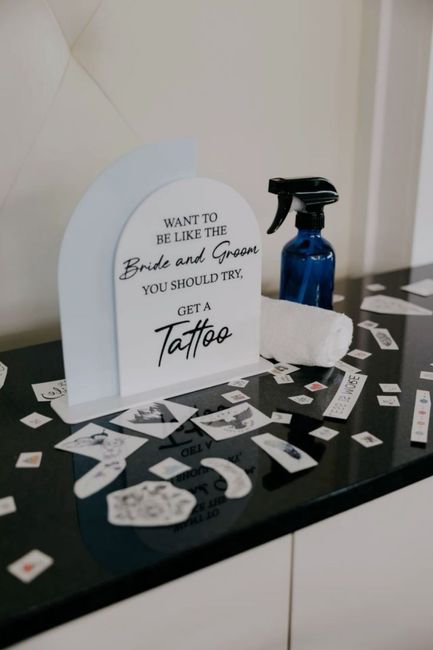 Temporary tattoo station 7