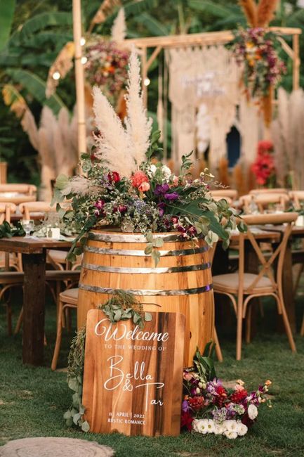 Matrimonio tema vino - 15