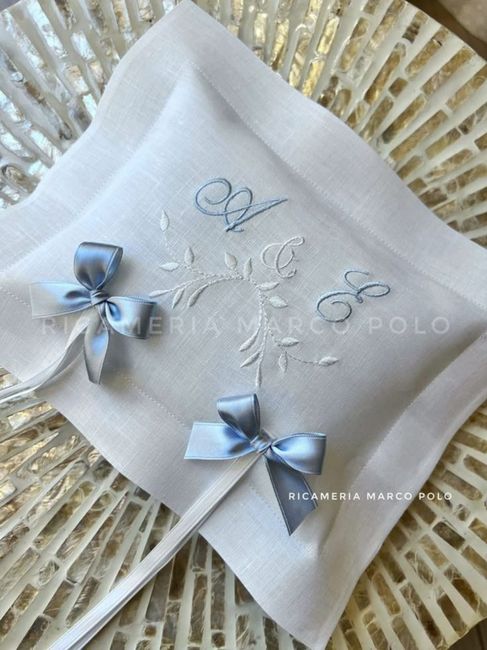 Cuscinetto per fedi nuziali 6