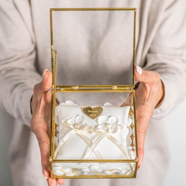 Cuscinetto per fedi nuziali 9