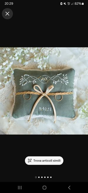 Cuscinetto per fedi nuziali 5