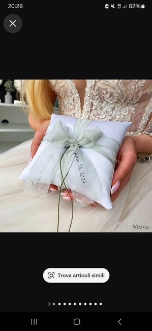 Cuscinetto per fedi nuziali 3