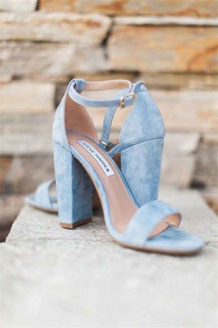 Scarpe blu di velluto? - 4