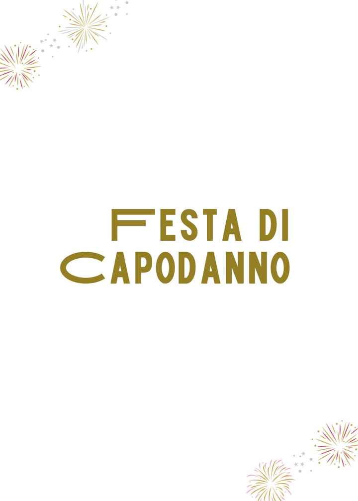 Idee partecipazione matrimonio capodanno - 1