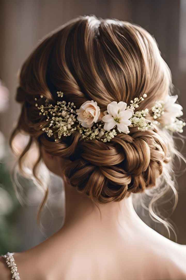 Acconciatura con fiori: velo sì o velo no? - 3